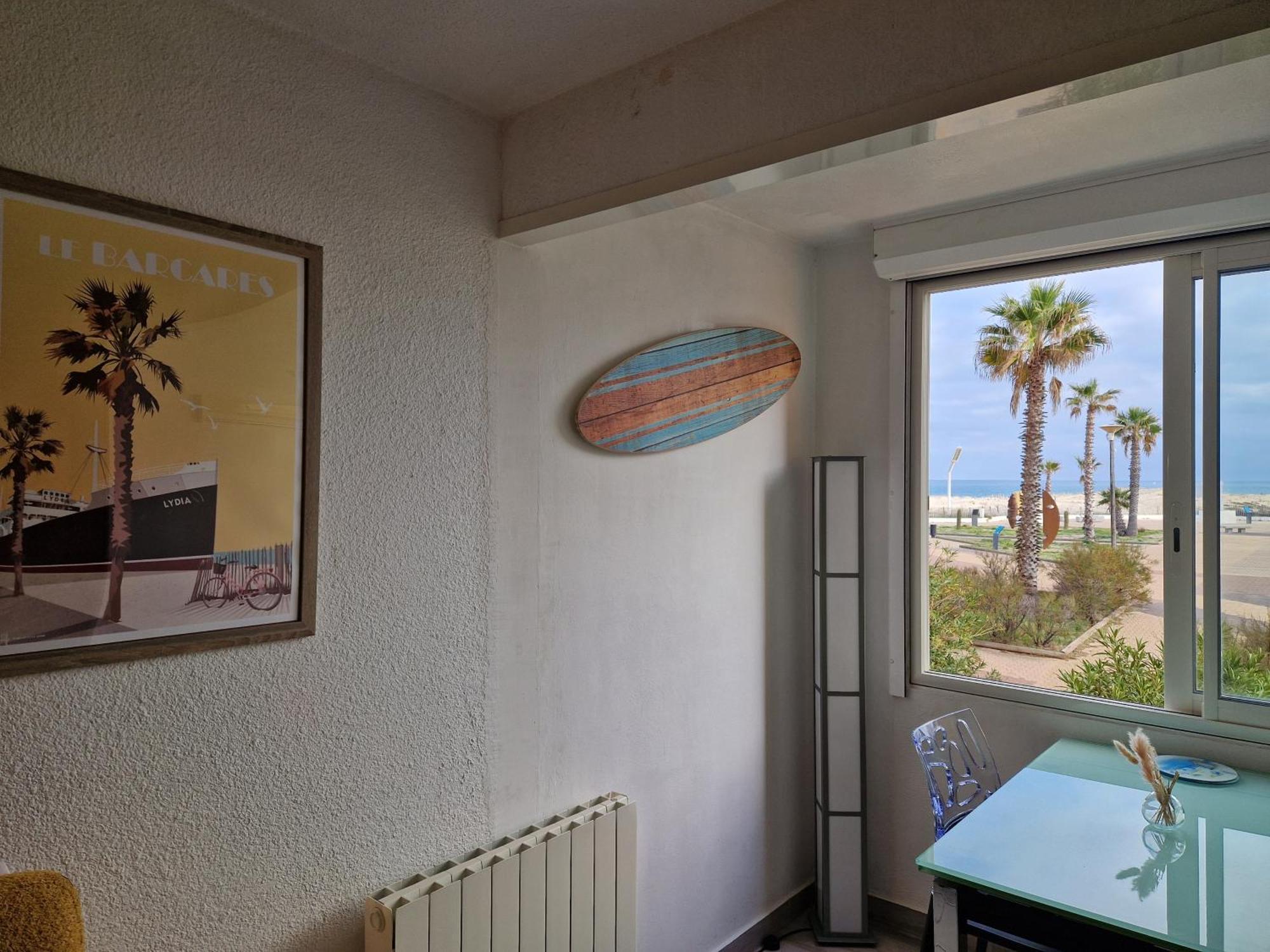 Appartement Front De Mer Ле Баркарес Экстерьер фото